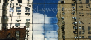 57th St Buildings and Sky Reflection