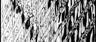 5th Ave Building Reflection - Black & White