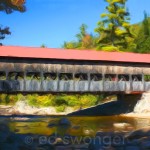 Albany, NH Covered Bridge #1 Enhanced