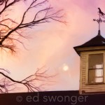 Barn and Weather Vane Enhanced