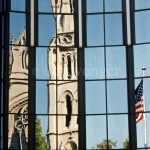 Church and Flag Reflection