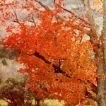 Orange Fall Tree Enhanced