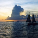 Key Wes Sunset with Sailboat