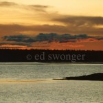 Maine Inlet at Sunset