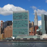 Manhattan Skyline, East River