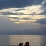 Marco Island Sunset with Beach Chairs