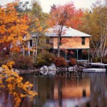 Boat House in Fall