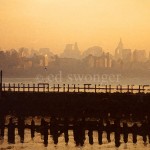 View of Manhattan Sunset from New Jersey Enhanced