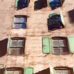 Soho Green Shutters Enhanced