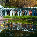 Old Westbury Gardens Pond and Trellis