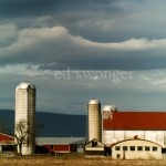 PA Farm and Dark Clouds