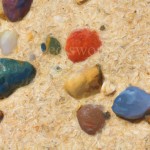 Pebbles in Sand Enhanced