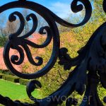 Central Park Conservatory with Wrought Iron Gate