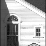 New England Colonial - Black & White