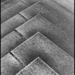 Chevron Steps - Black & White