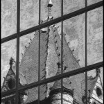 Trinity Church Reflection - Black & White